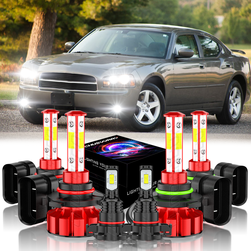 fog lights for dodge charger 2010 LED Headlight High Low Beam + Light Bulbs Combo 6000K Flavour:Blue Razz Steezy Grape mexico mango Fog Formulas PRO X If you dont wish