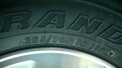 LandCruiser TOYOTA alloy wheel VDJ79 VDJ76 78 series + DUNLOP 265