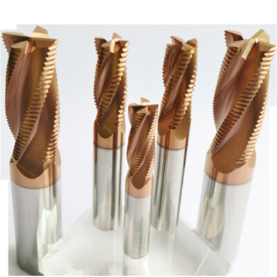 4*50 1Pcs 58 degree rough cutter 4-edge carbide wave-edge milling cutter 