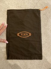 Tods Brown Orange Tie Dust Bag