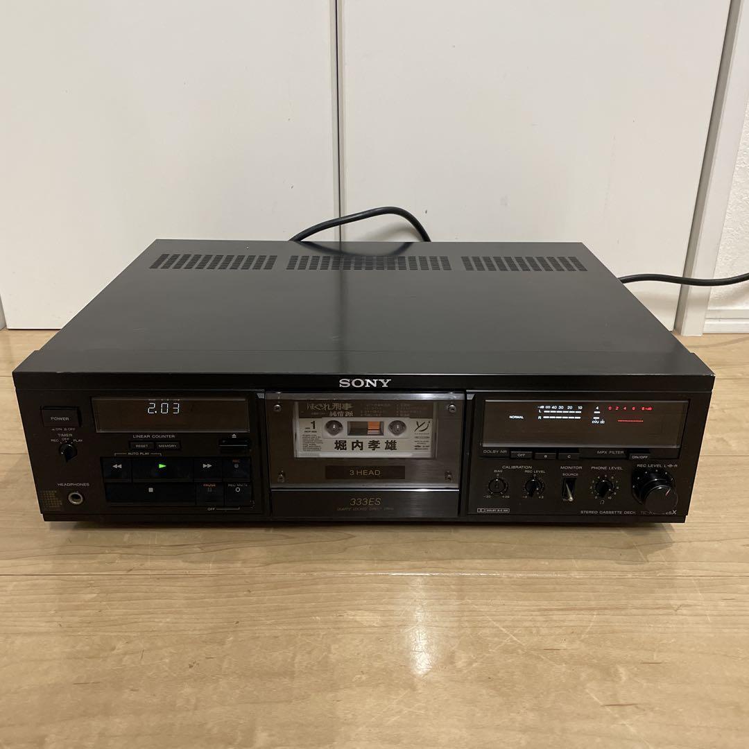 SONY ソニー ステレオカセットデッキ TC-K333ESX｜カセットデッキ