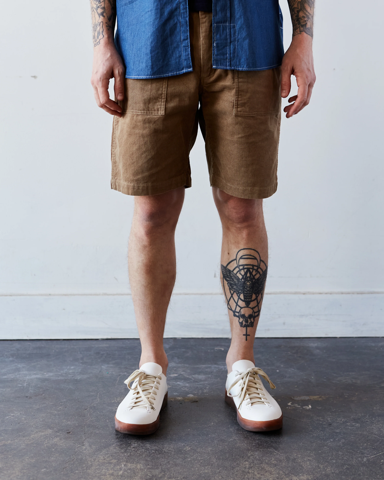 Engineered Garments Fatigue Short, Khaki | eBay