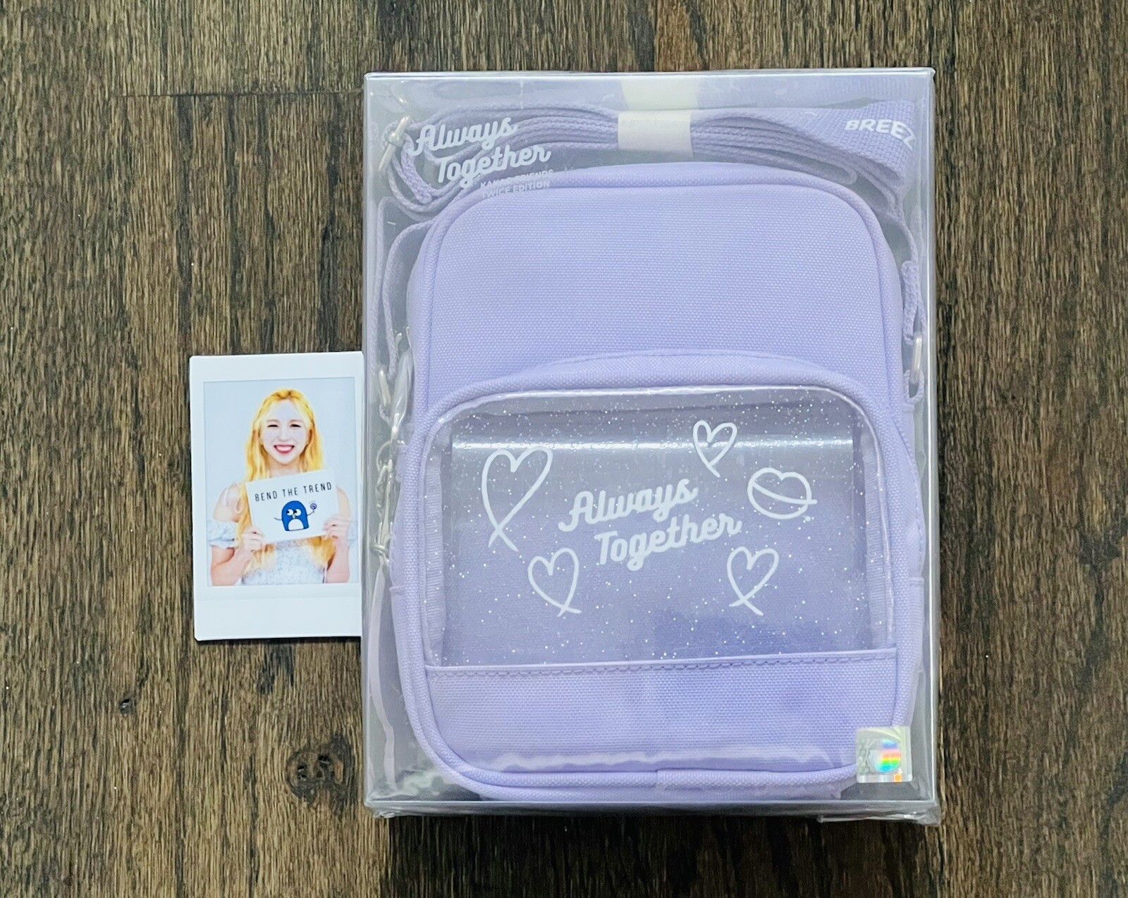 Official KAKAO FRIENDS x Twice Edition Antitheft Crossbody Travel Bag