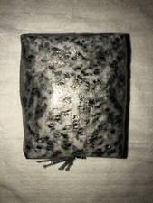 MAC Holiday 2020 Shiny Silver Abstract Makeup Cosmetic Bag NWOT