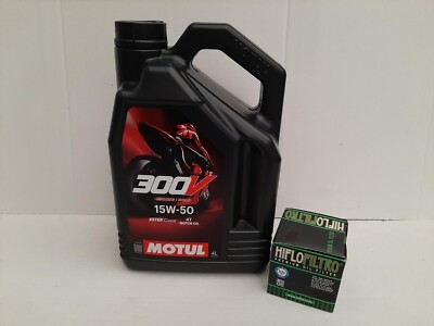 Motul 300 V 4T 15W50 / Ölfilter Ducati 1103 Streetfighter V4 alle 