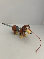Vintage 90s 1999 Disney Pixar Toy Story Slinky Dog Pull Toy Figure