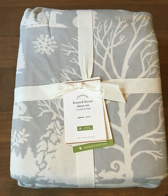 pottery barn organic flannel sheets