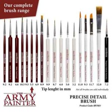 The Army Painter - Paint Brushes Range of Wargamer & Hobby brushes