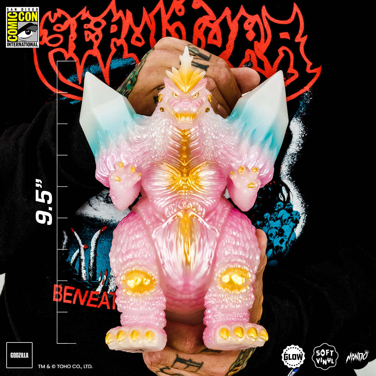 パワードゴモラ Mondo Cherry Blossom Space Godzilla New Mint In Box SDCC '23 GID
