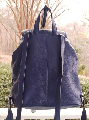 Coach SMALL F24385 Park Periwinkle Blue Leather Backpack w