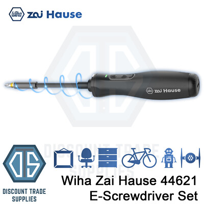 Wiha 44621 11 Stück E-Schraubendreher & Bits elektrisch unterstützt Wiha Zai Haus