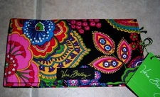 Brand New Vera Bradley Symphony In Hue Checkbook Cover Case Nwt