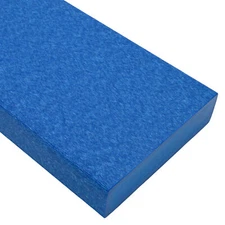 BuyPlastic Tangent Poly Lumber - Blue, 1x4 (0.75" x 3.5"), 36" L