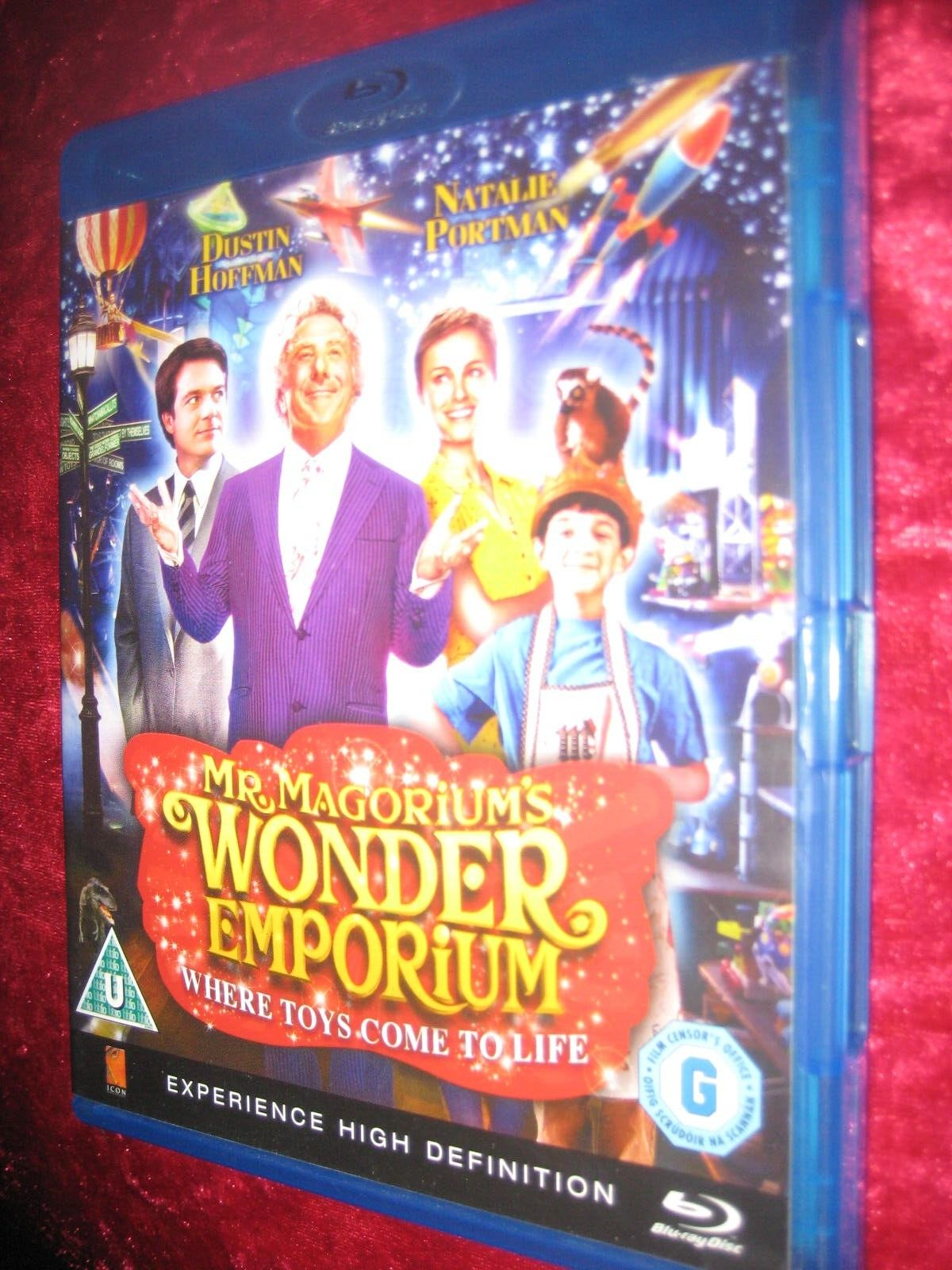 MR. MAGORIUM'S WONDER EMPORIUM BLU RAY 2008 DUSTIN HOFFMAN MINT DISC FREE P&P