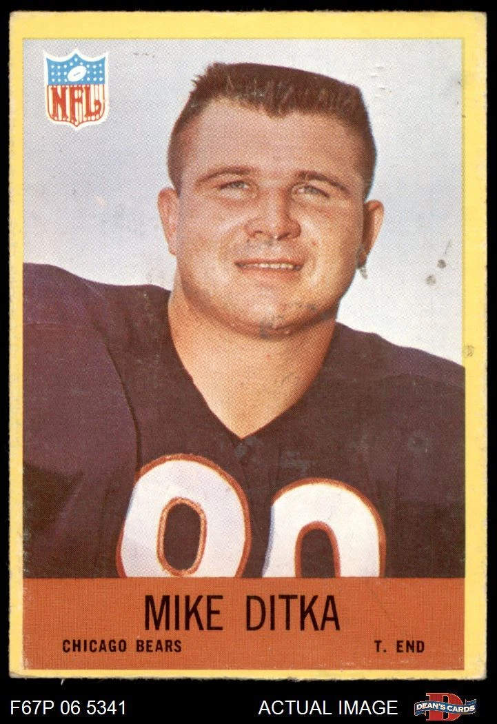 Mike Ditka trading card