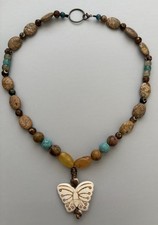 Earthy Bohemian Butterfly Jasper And Various ...
