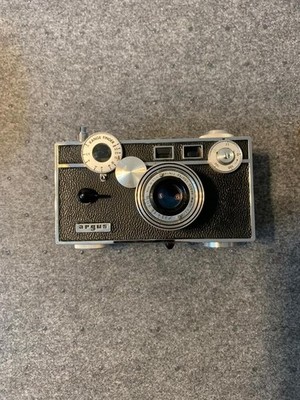 Argus C3 Messucherkamera mit Entfernungsmesser, Tasche und Blitzgerät