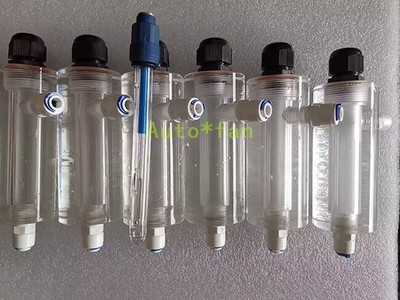 For 1PC Flow Cell PH/ORP Conductivity DO Universal Plexiglass Flow Cell