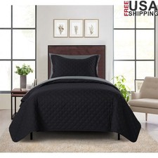 Reversible Quilt Set W/ Sheets Cozy All-Season Bedding Bed in a Bag 5 Piece New