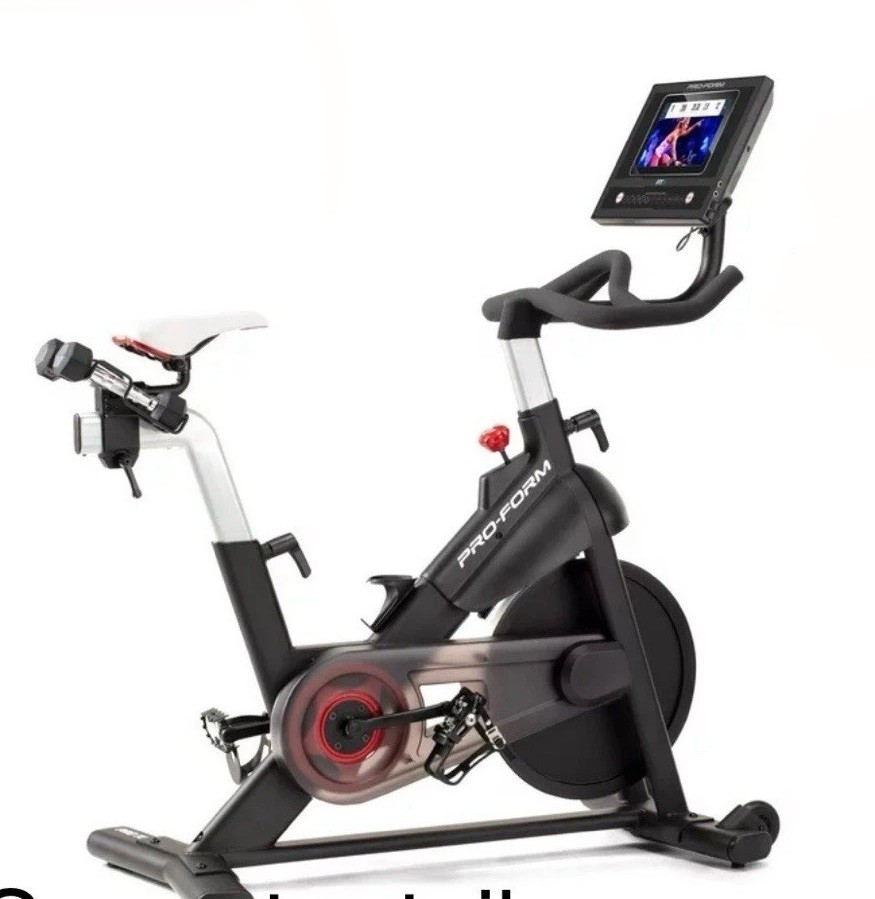 Proform Cycle Trainer TC Smart Stationary Exercise Bike With 10&rdquo; Touchscreen