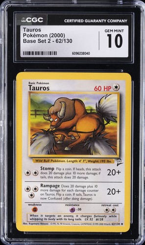 Tauros graded CGC 10 for sale on eBay
