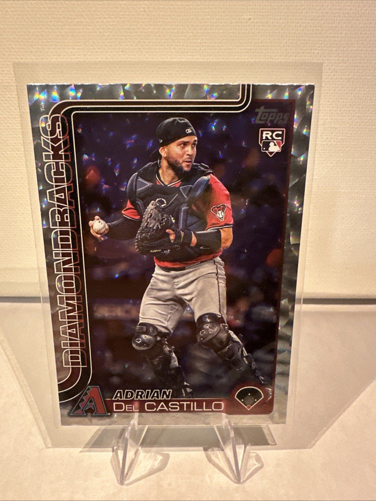 2025 Topps Series 1 - Adrian Del Castillo Silver Cracked Foilboard (RC) #226