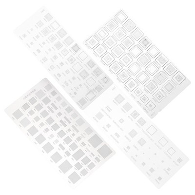 4PCS Universal BGA Schablone für MTK      CPU  PM  IC Reball Pin Direkte2719
