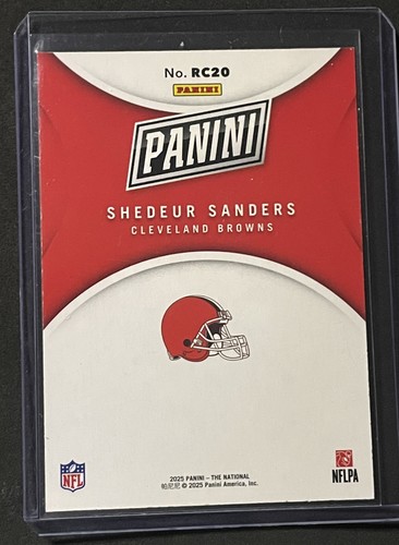 2025 NATIONAL CONVENTION SILVER PACK SHEDEUR SANDERS RC #RC-20 CLEVELAND BROWNS - Bild 2 von 2