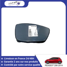 Glace de rétroviseur Peugeot 208