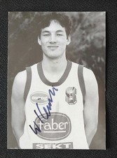 16709 Willi Reinhardt Trier Basketball Autogrammkarte original signiert