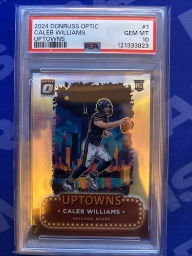 2024 Donruss Optic Caleb Williams Uptowns PSA 10