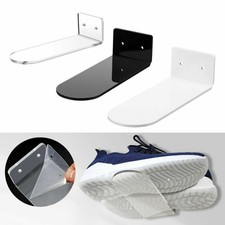 Set of 6 Shoe Floating Shelf Display Acrylic Sneakers Shelves Wall Mounted Rack