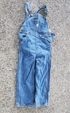 Carhartt Toddler Kids Overalls Size 4T Bib Denim Overalls Master Cloth