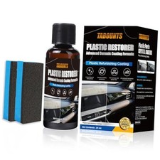 Plastic Trim Restorer for Cars, Black Trim Restorer, Deep Black Trim Renewal 