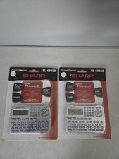 2 Sharp EL-6930B Eng/Esp Translator, Electronic Organizer Calculator NIB