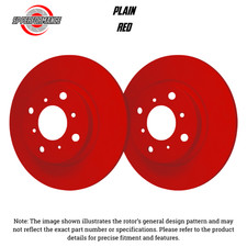 Sp Performance P53-045-r Plain Red Front Rotors For 06 Dodge Ram 1500srt-10 Sp Performance P53-045-r Plain Red Front Rotors For 06 Dodge Ram 1500srt-10