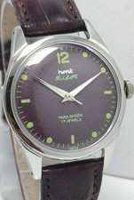 HMT Pilot 17 Jewels Hand Winding Wrist Watch For Men's In Working Condition