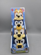 Tomy Toomies Bluey Family Pourers - 4 Pouring Stacking Cups For Bath Time 18M
