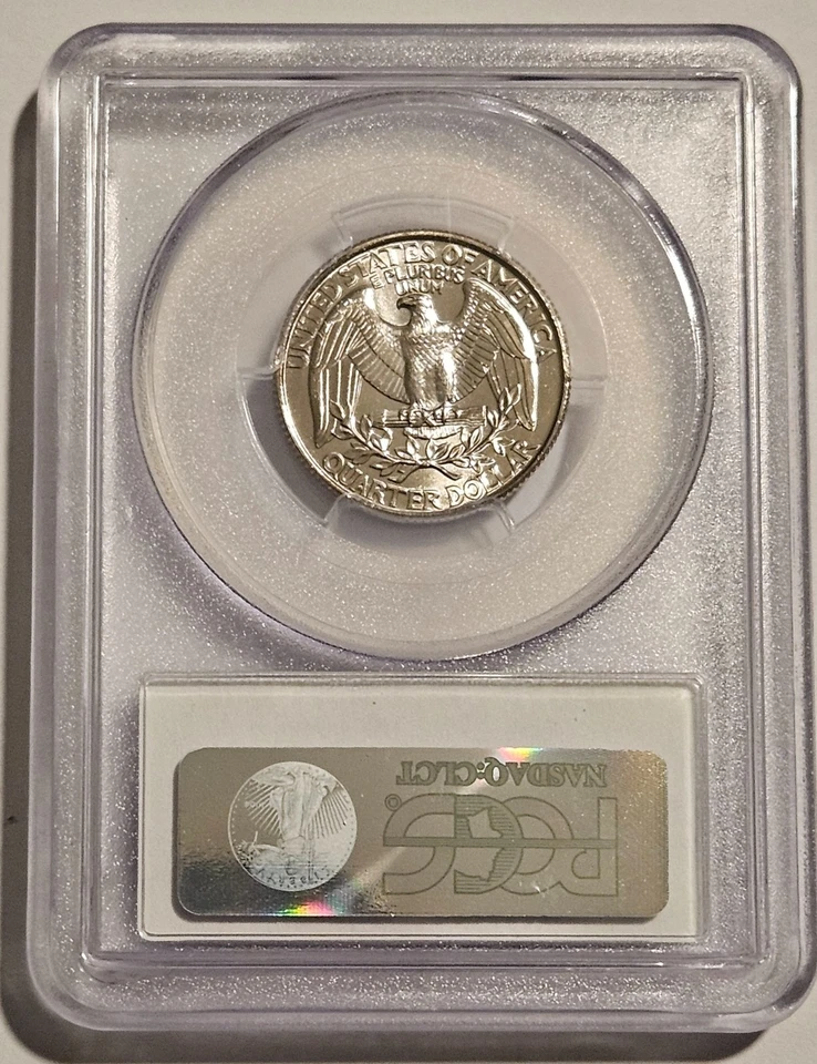 1996 D 25C Washington Quarter PCGS MS66 - FREE SHIPPING! - Image 2 of 2