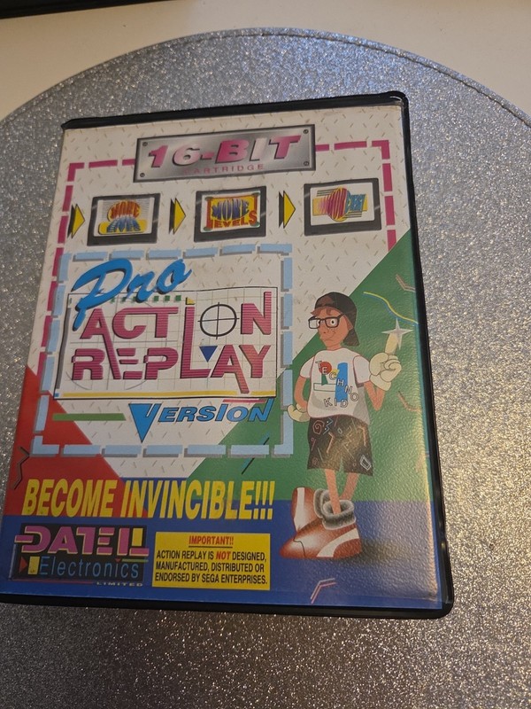 Sega Mega Drive Pro Action Replay, Working, Vintage Very Rare