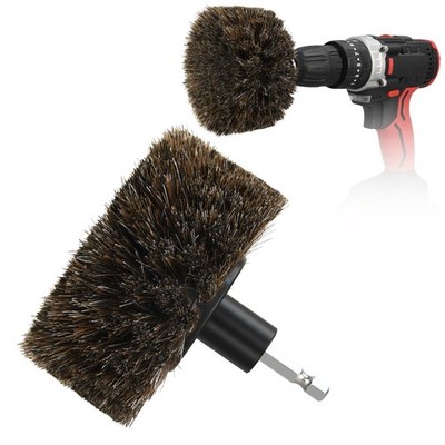 DkOvn Horse Hair Brush for Drill, 1 Pack, Brown Soft Bristles (Horse Hair)