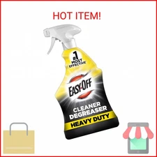 Easy-Off Heavy Duty Degreaser Cleaner Spray, Kitchen Degreaser, 32 Oz