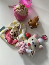 2010 Rare San-X Character Korilakkuma Rilakkuma Keychain Mini Bundle