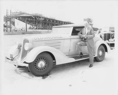 1933 Oldsmobile F33 at Indianapolis Motor Speedway Photo - Ransom Eli Olds 0009