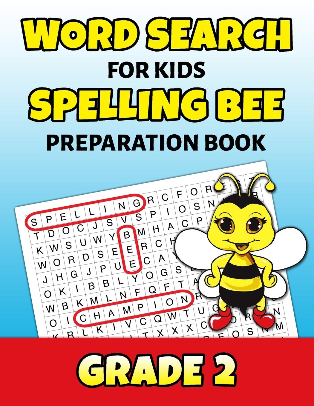 Word Search For Kids Spelling Bee Preparation Book Grade 2: 2nd Grade Spelling W