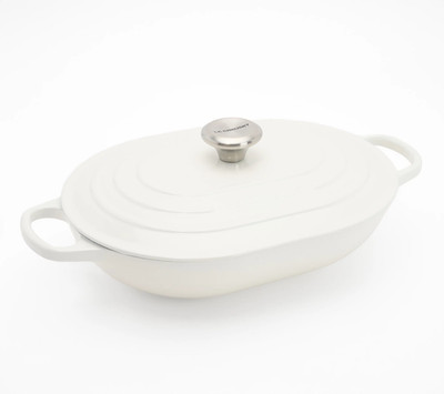 Le Creuset 3.75-qt Signature Cast-Iron Oval Casserole w/Lid New Sale 2026
