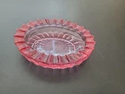 Vintage Fenton Pink Thumbprint Ashtray/Trinket Dish 4.5"
