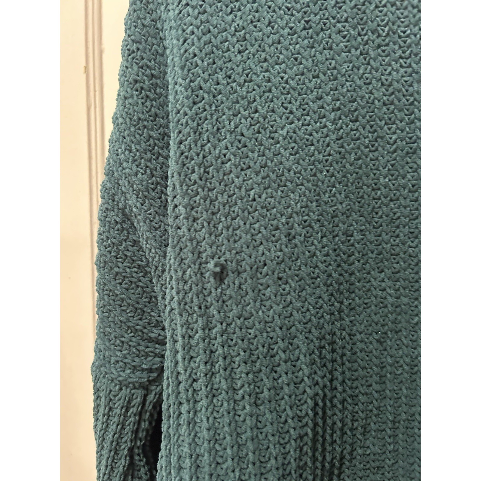 Universal Thread large Cable Knit Sweater Teal Gr… - image 5