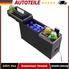 Staufach Mittelkonsole für VW T5 T6 T7 Multivan mit USB Anschluss Schwarz