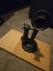 Kellogg S&S Antique Candlestick Telephone Stand/Parts, Pre-1940 Era — photo 5